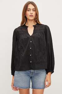 VELVET - LIAM BLACK SHIRT