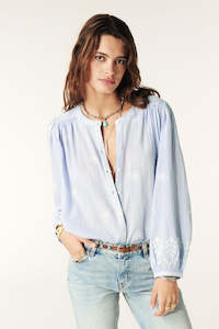 BA&SH - DUHA BLEUCIEL BLOUSE