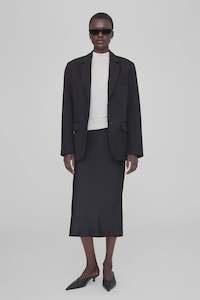 Anine Bing - Bar Silk Skirt Black Was $549