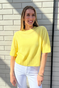 CRUSH - FLAMENCO TEE BANANA YELLOW