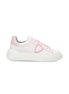 Everyday Sneakers Style: PHILIPPE MODEL - TRES TEMPLE GLITTER BLANC FUCSIA WAS $699