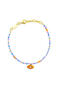 GOLD SISTER - BAD BILLY BRACELET BLUE & PINK