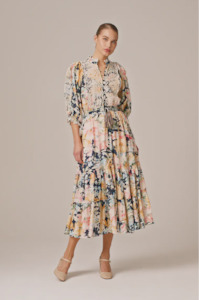 BY TIMO - COTTON SLUB MIDI DRESS BOTANIC WAS $819