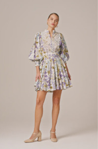 By Timo - Cotton Slub Mini Dress Blossom Was $689