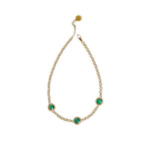 MOUNTAIN MOON - TIJANA GREEN ONYX NECKLACE