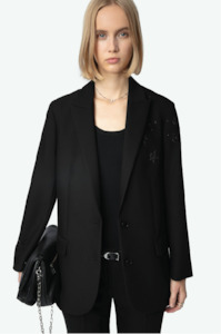 Jackets: ZADIG ET VOLTAIRE - VIVA STRASS STAR BLACK