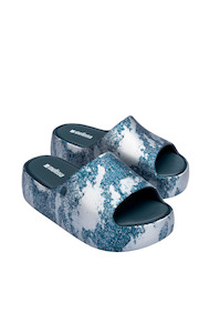 Melissa - Free Platform Slide Denim Blue