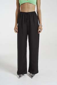 Summi Summi - Midnight Black Linen Pants