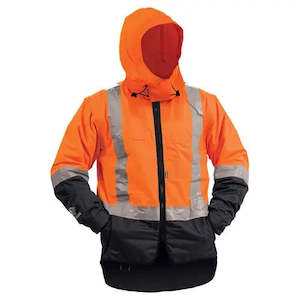 JACKET STAMINA DAY/NIGHT ZIP OFF SLEEVES ORANGE/NAVY or YELLOW/NAVY