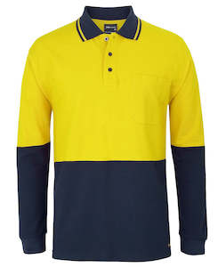 JB's HV L/S COTTON PIQUE TRAD POLO