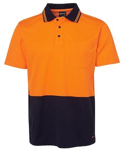 JB's HV NON CUFF S/S COTTON BACK POLO