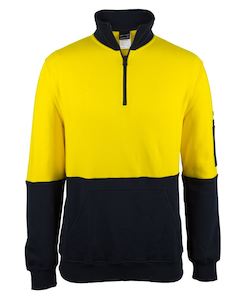 JB's HV 310 COTTON 1/2 ZIP FLEECE