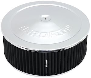 Air Filtration: Aeroflow Chrome Air Filter Assembly (AF2851-1300)