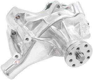 Cooling Insulation Air Conditioning: Aeroflow Small Block Chev Long Water Pump - Polished (AF64-2351P)