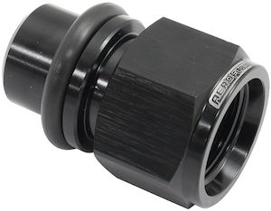 Cooling Insulation Air Conditioning: Aeroflow Ford Falcon BA - BF - FG Billet -8ORB Thermostat Housing Press in Adapter (AF64-4043BLK)