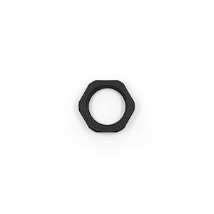 Nylon Cable Gland Lock Nut for PG-13.5 - Black (Bag of 40)