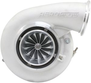 Turbo Superchargers Nitrous: Aeroflow BOOSTED 8082 V-BAND 1.28 Turbocharger 1600HP, Natural Cast Finish (AF8005-4206)