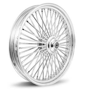 Attitude Inc Wheel, Front, MaxSpoke, Chrome/Chrome, For Harley-Davidson , 21x 2.…