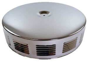 Air Filter Assemblies: RPC 14" x 3" Louvered Style Air Cleaner Set with Paper Element (RPCR4196)