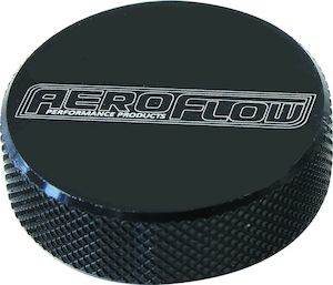 Air Filter Accessories: Aeroflow Black Billet Air Cleaner Nut (AF55-1006BLK)