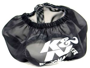 K&N Replacement Motorcycle Air Filter Wrap Black (KNYA-3504PK)