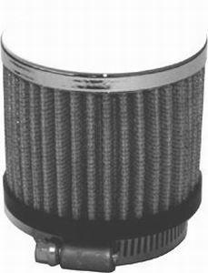 RPC Chrome Steel Clamp-On Open Filter Breather without Shield, 3" Tall (RPCR9309)