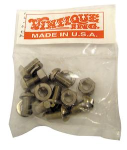 Bonnets Hoods: Vintique Inc S/S Bonnet Latch Screw Kit (VIB-16750-SK)