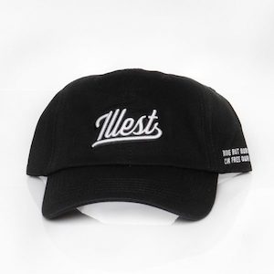 Illest Italic Dad Cap Black