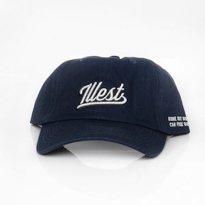 Illest Italic Dad Cap Blue