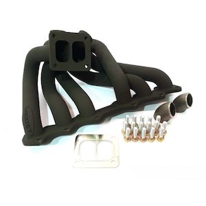 6Boost Turbo Exhaust Manifold / 2JZGTE / T4 Twin Scroll Single Turbo Conversion