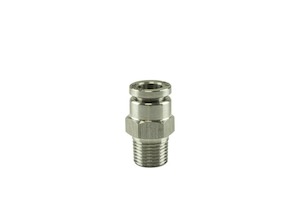 Turbosmart 1/8″ NPT Straight Pushloc Fitting – SS – 1/4″