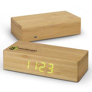 Textile product manufacturing: Bamboo Wireless Charging Clock