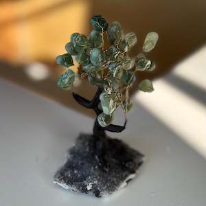 Green Aventurine Druze Chip Tree