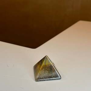 Tigers Eye Pyramid