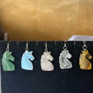 Carved Unicorn Keychain