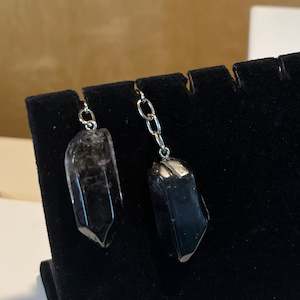 Internet only: Smoky Quartz Point Keychain