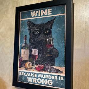 Wine Because Murder Is Wrong