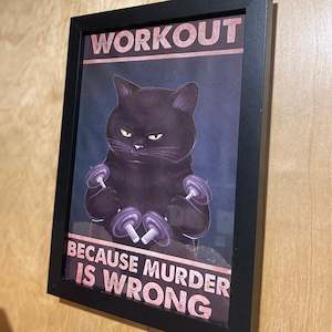 Internet only: Workout because Murder is wrong