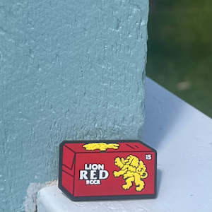 Internet only: Lion Red Croc Charm