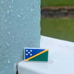 Internet only: Solomon Islands Flag Croc Charm