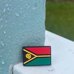 Internet only: Vanuatu Flag Croc Charm