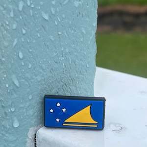 Tokelau Flag Croc Charm