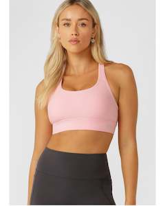 Lorna Jane Amy Maximum Support Sports Bra - Strawberry Lemonade