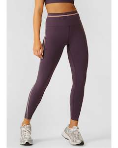 Clothing: Lorna Jane Podium Ankle Biter Leggings - Midnight Plum