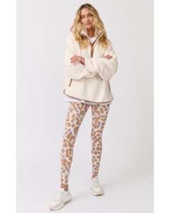 Clothing: Cartel & Willow Pixie Legging - Toffee Leopard