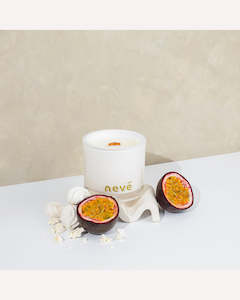 Clothing: Neve Medium Candle - Passionfruit and Pavolva