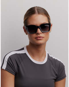 Clothing: Reality Onassis Sunglasses - Matt Black