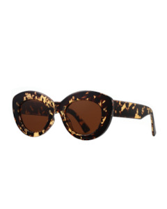 Clothing: Reality Stella Sunglasses - Honey Turtle