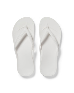 Archies Arch Support Jandals - White