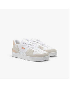 Clothing: Lacoste T-Clip Set Sneaker - White & Light Pink